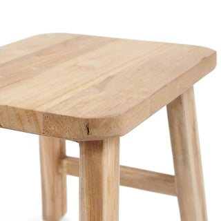 Hocker aus Teakholz