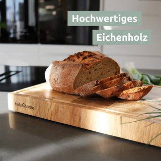 Premium Schneidebrett | Stirnholz aus Eiche