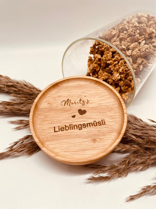 Vorratsglas "Müsli" personalisiert